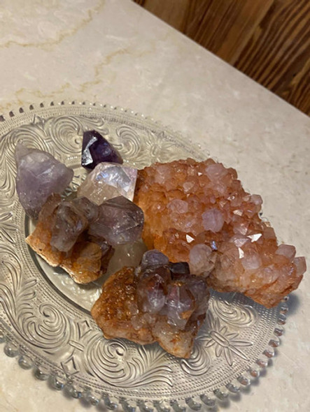 Piedra Mineral Cristal De La Mina De Wanda Misiones 1