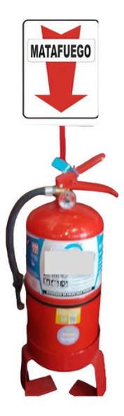Soporte De Pie Para Matafuegos Con Señalizacion 2.5 Kg, 5 Kg 1