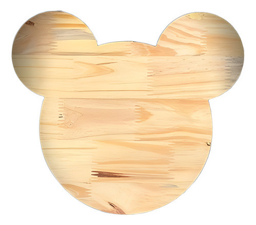 Petisqueira Em Madeira Pinus Mickey Crianças Util 0