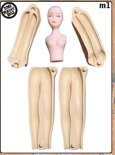 Molde Princesita Para Porcelana Fria,rigido,pasta De Goma 1