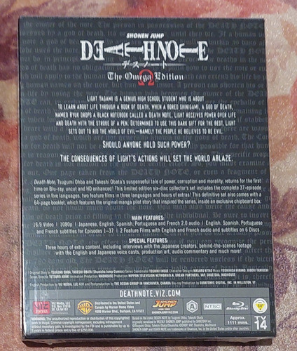 Death Note: The Complete Series Omega Limited Blu Ray 1