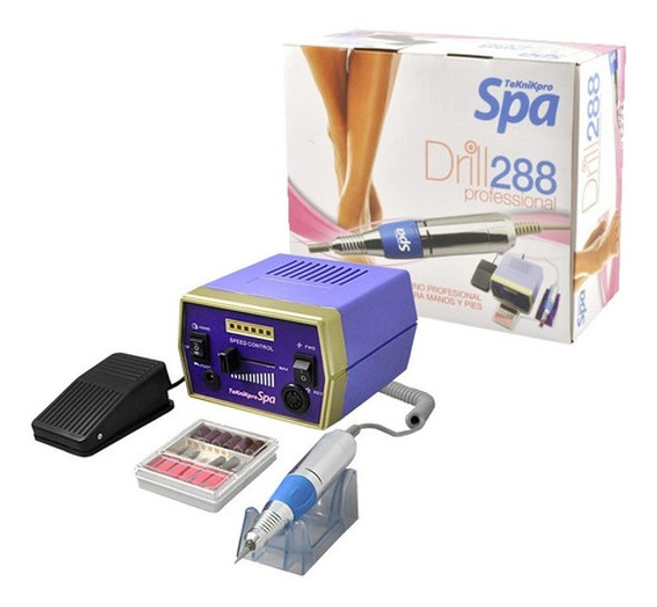 Torno Para Manicura Tenikpro 288 + Esmaltes Semi Belprof X6 1