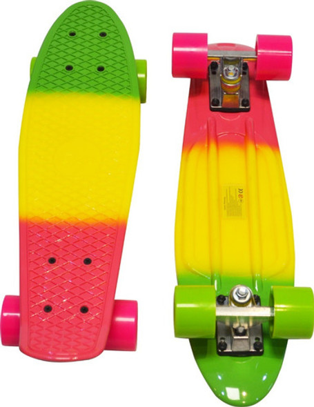 Skate Patineta Mini Longboard Aluminio Diseño 0