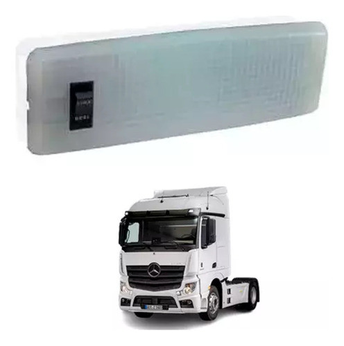 Lente Interna Cabine Mb Com Interruptor Br Pl0428 - Pl0429 0