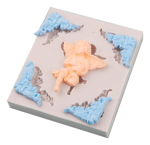 Molde De Silicona Ángel Especial Porcelana Fria, Jabón, Etc. 0