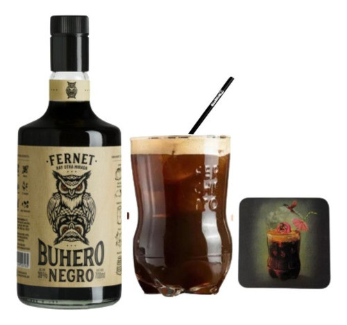 Fernet Buhero Negro 700ml + Ferchetto Regalo - Xco Bebidas 0