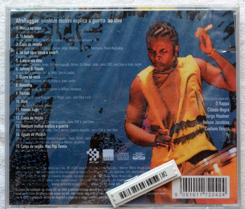 Afro Reggae Ao Vivo Cd Hip Hop 1