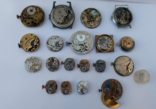 Lote De Relojes A Cuerda Varios Calibres, Para Repuesto. 1