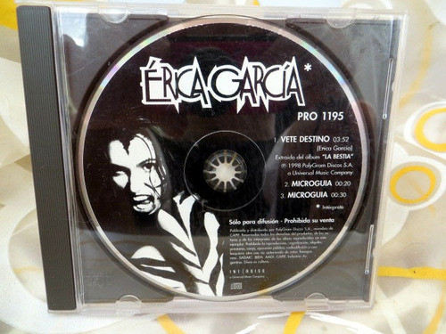 Erica Garcia, Vete Destino Cd Single Promo 1998 Argentina 0