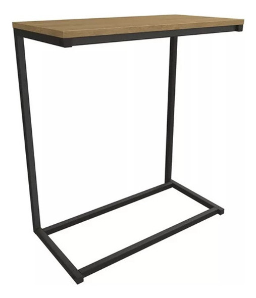Mesa De Apoio Industrial Kappesberg Li025 Freijó/preto Fosco 0