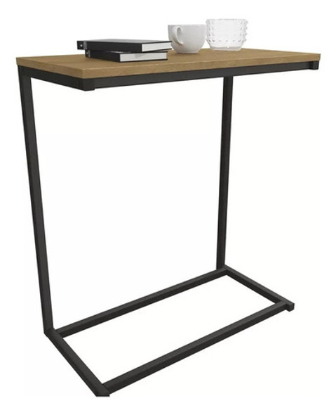 Mesa De Apoio Industrial Kappesberg Li025 Freijó/preto Fosco 1