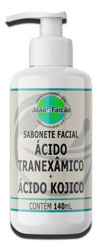 Sabonete Facial De Ácido Tranexâmico + Ácido Kojico - 140ml 0