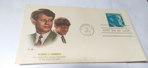Selo Robert F. Kennedy Envelope First Day Of Issue 1979 0