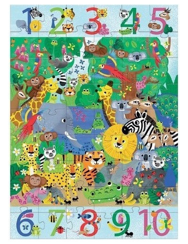 Puzzle 54 Piezas - Djeco - Dj07148 - Gigante 70 X 50 Cm 1