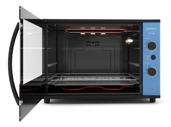 Forno Elétrico 60 Litros Top60 127v Nardelli Azul Eb 1