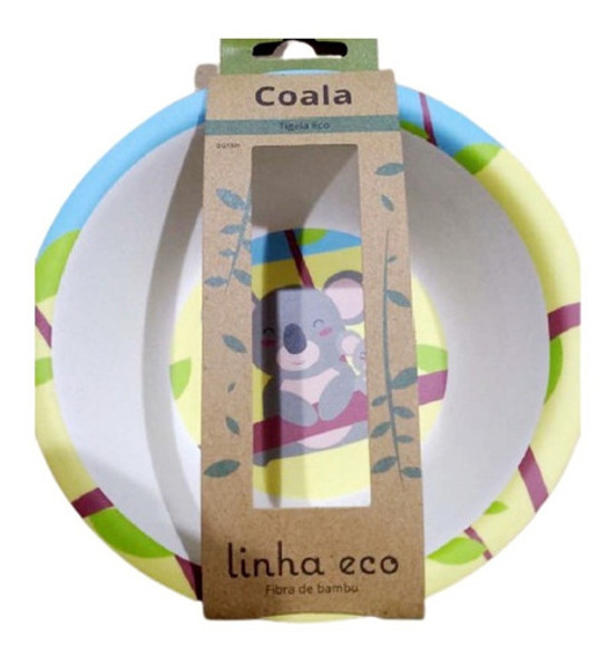 Prato Tigela Infantil De Bambu Coala Eco - Giro Baby 1
