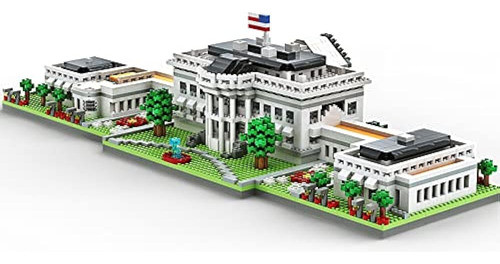 Semky Micro Mini Blocks White House U.s. Capital Famous Land 0