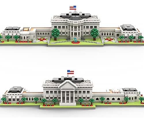 Semky Micro Mini Blocks White House U.s. Capital Famous Land 1