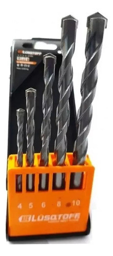 Juego Set Mechas Widia 5 Piezas 4,5,6,8,10 Mm Lusqtoff 1