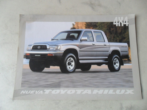 Folleto Toyota Hilux Catalogo No Manual Antiguo 4x4 0