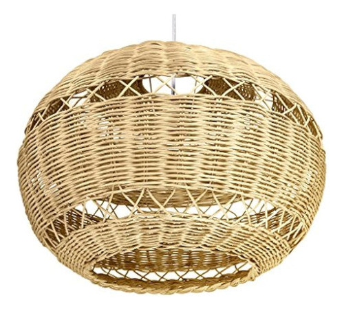 Kouboo 1050073 Bola De Mimbre De Tejido Abierto - Lámpara De 1