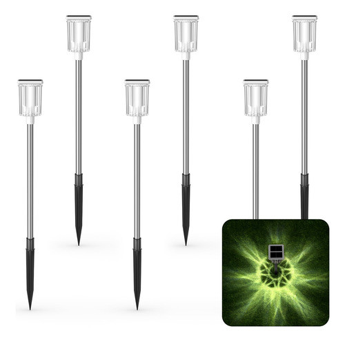 10pcs Jardín Al Aire Libre Led Camino De La Energía Solar Ci 0