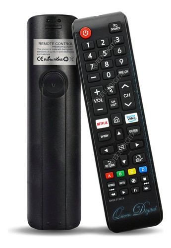 Control Remoto Para Samsung Bn59-01347a Netflix Amazon 0
