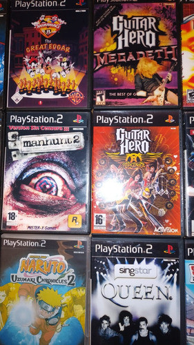 Juegos Para Ps2 Replicas,caja,caratula,disco Estampado 0