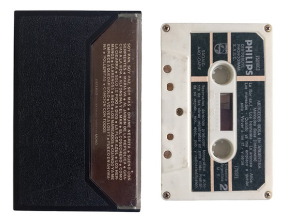 Cassette Original Mercedes Sosa - En Argentina Olivos - Zwt 1