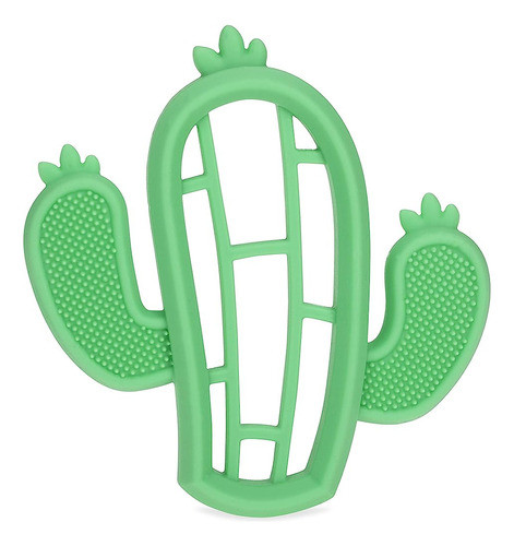 Nuby Silicone Teether, Bpa Free, 3+m, Cactus 0
