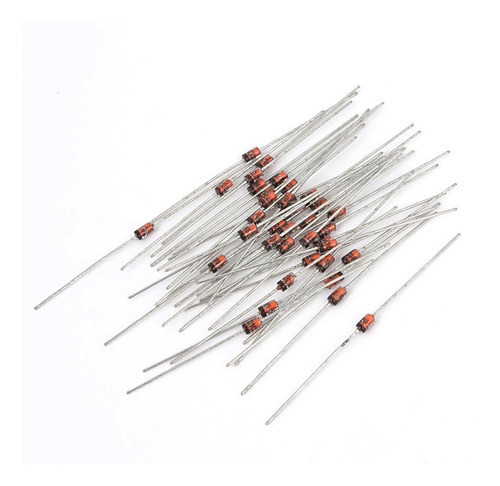 50 Unidades Diodo Zener 12v 1/2w 12 Volt 0,5w 0
