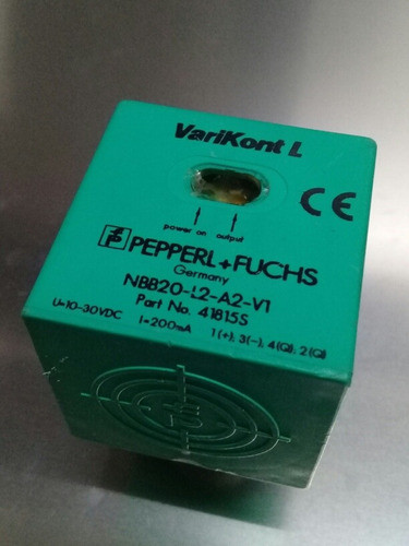Sensor Indutivo Pepperl Fuchs Nbb20-l2-a2-v1 41815s 1