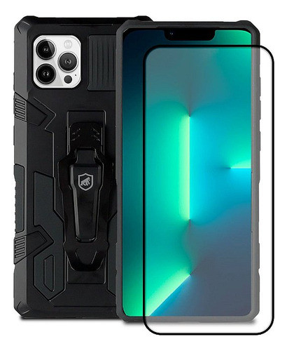 Capa Clip E Pelicula Coverage Para iPhone 12 Pro Max-gshield 0