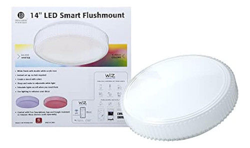 Designers Fountain Led1555rgb-wh Led Redondo De 14 , 120 V, 0