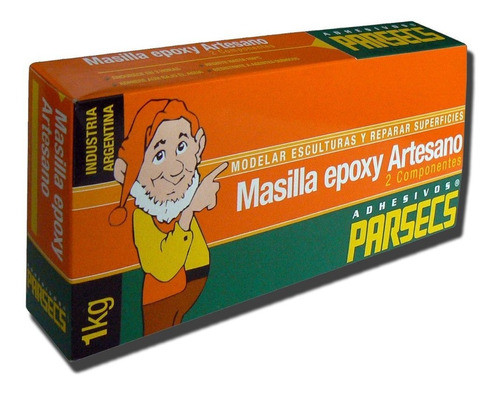 Masilla Epoxy Parsecs 1kg 2 Componentes (1598) 0