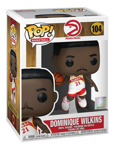 Funko Pop! Nba Dominic Wilkins #104 Nuevo Original 1