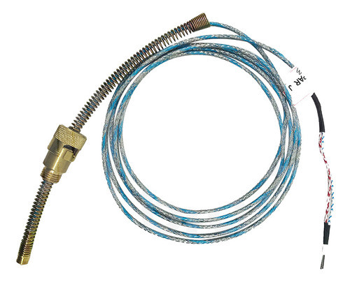 Termopar Tipo J Ponta De 8mm C/ Cabo 3 Metros Kit 10 Peças 1