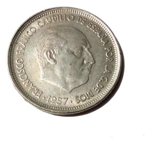 Moneda 50 Pesetas De 1957 0