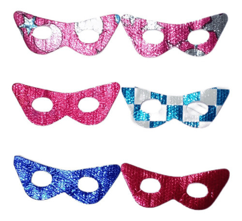 Antifaz Multicolor X 6 Unidades. - 5 Soles Cotillón 0