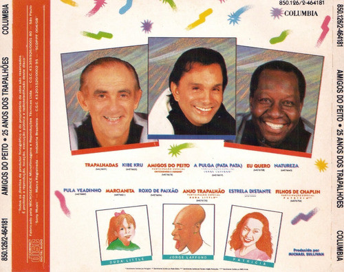 Cd  Os Trapalhões - Amigos Do Peito 1