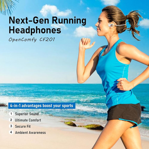 Audiovance Opencomfy Cf201 Open-ear Bluetooth Headphones - A 1