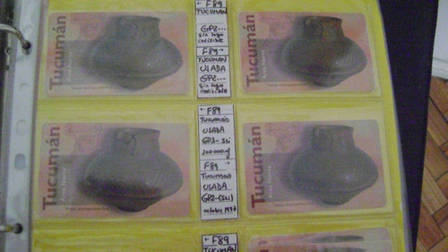 Tarjeta Telefonica Coleccion Telefonica F.89 Tucuman Nva 1