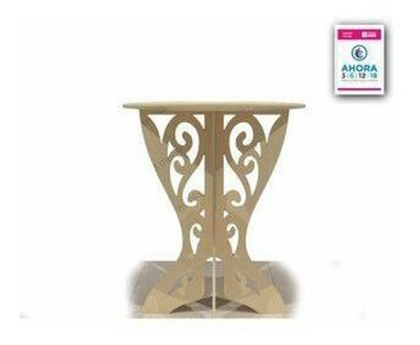 Candy Bar Fibrofacil Mesas Circular Fiestas Decoracion 0