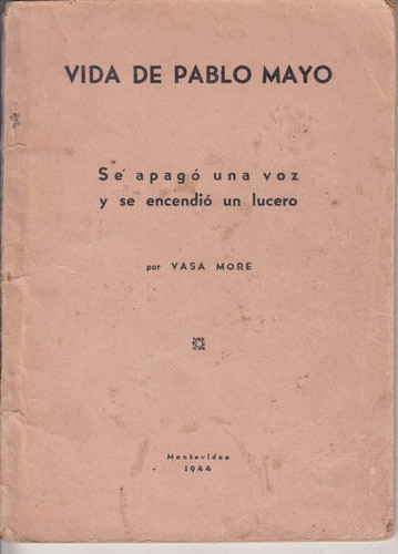 1944 Musico Pablo Mayo Por Vasa More Trinidad Dedicado Raro 0
