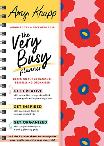 Book : 2024 Amy Knapps The Very Busy Planner 17-month Weekl 0