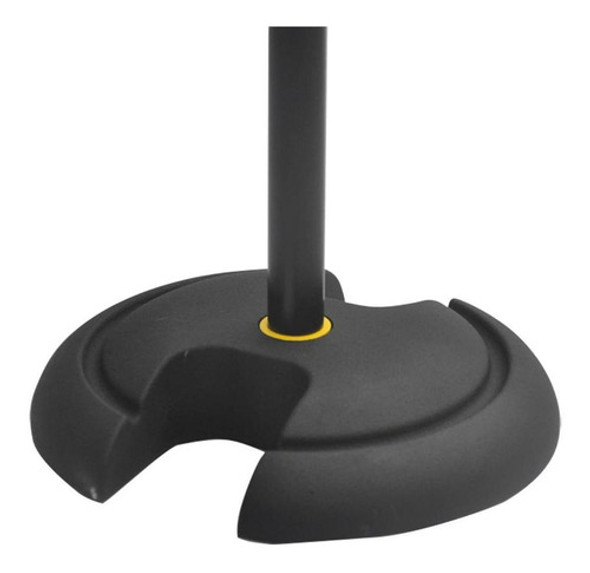 Suporte Pedestal Microfone Com Base Redonda Ms201b Hercules 1