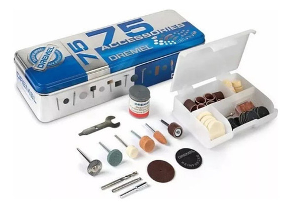 Kit 75 Piezas Accesorios Para Mini Torno Dremel 0