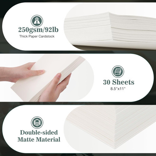 Papel Cartulina Amarillo Pálido 30 Hojas, 2159 X 2794 Cm, 25 1