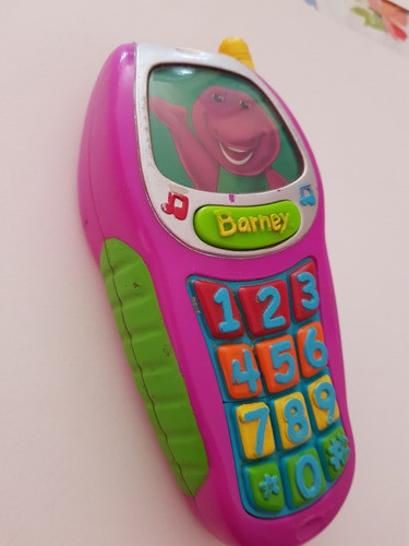 Teléfono Juguete Barney Con Luz Y Sonido Funciona ! 1