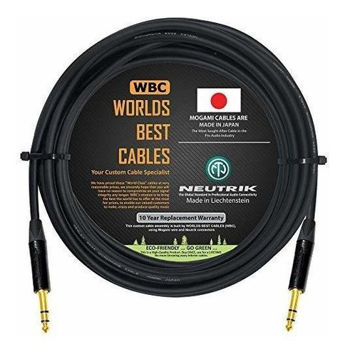 20 Pies  2534 Mogami Neglex Quad  Cable De Conexión Equilibr 0